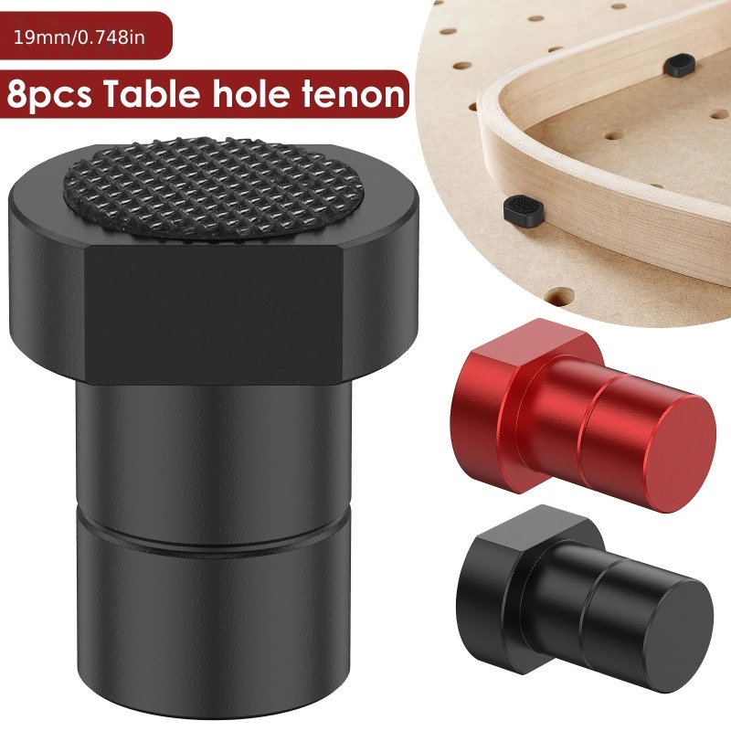 Workshop Tools Table - 8 個ワークベンチペグブレーキ犬ほぞストッパー 19/20 ミリメートルアルミ合金ストッパーワークショップテーブル制限ブロックツール木工