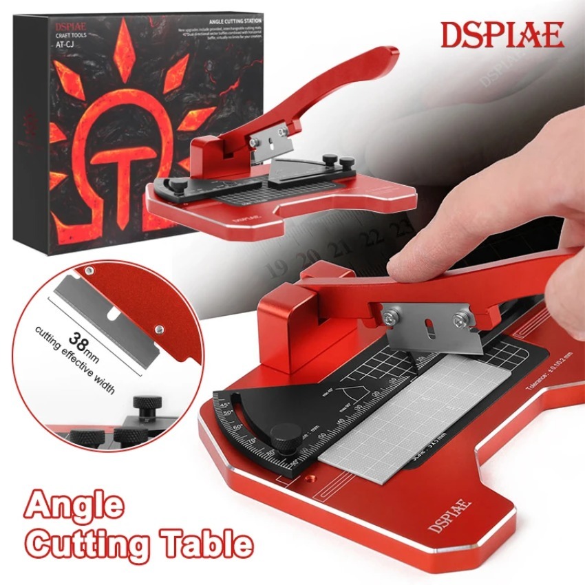 Workshop Cutting Tools - DSPIAE AT-CJ 固定角切断テーブルステーションハンドツールセット精密作業アルミ合金ホビー DIY 改造モデルツール