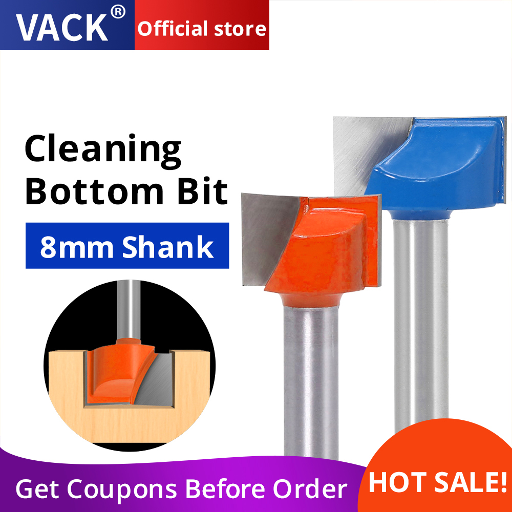 Workshop Cleaning Tools - Vack 6/8ミリメートルシャンククリーニングボトムビット彫刻木材カッター超硬エンドミル18ミリメートル20ミリメートル30ミリメートル32ミリメートル木工ツール