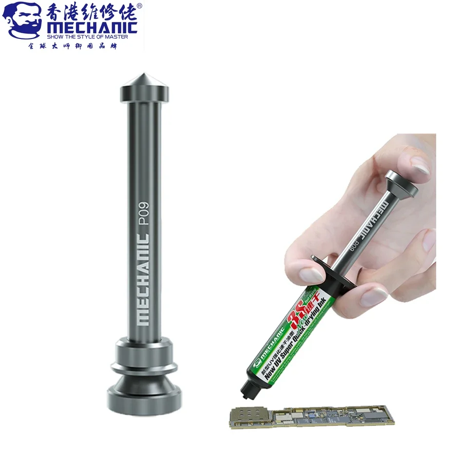 Workshop Cutting Tools - メカニックp09アルミニウム合金チューブピストン、はんだペースト、逆流ブースター、手動シリンジ、低ノイズディスペンサー、バスツール