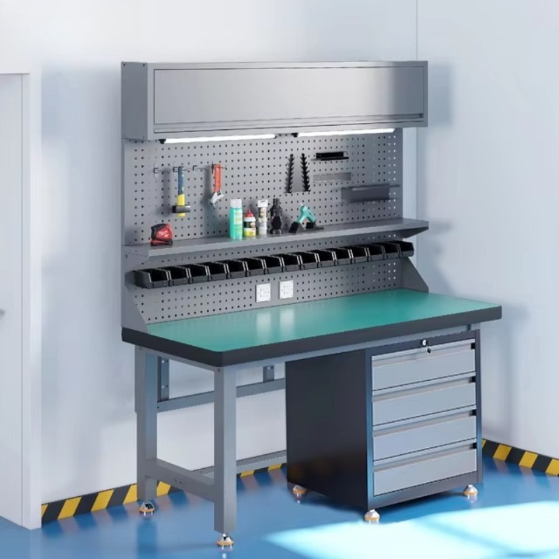 Workshop Tools Table - ヘビーデューティー帯電防止作業台、カスタマイズ可能な工具収納テーブル、自動車修理工場用電子作業台