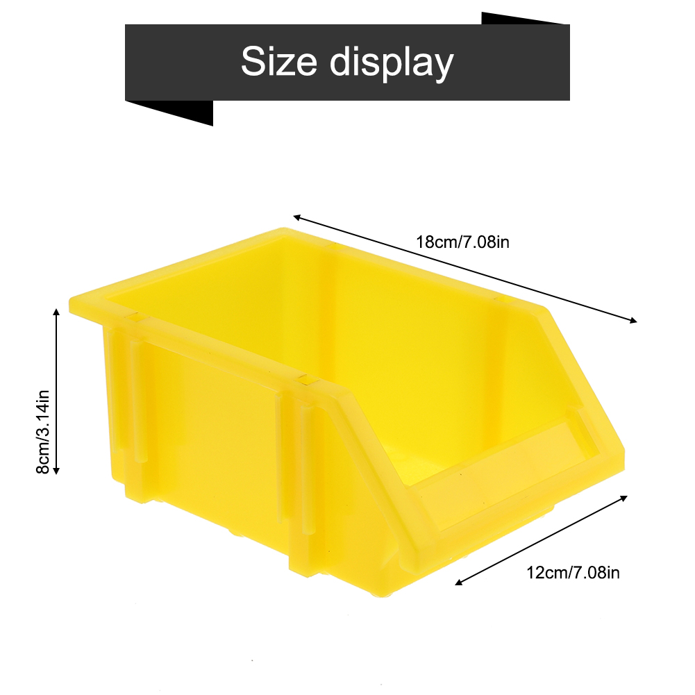 1個入り積み重ね可能なプラスチック製ハードウェア部品収納ボッ - Workshop Tools Classification のレビューと価格