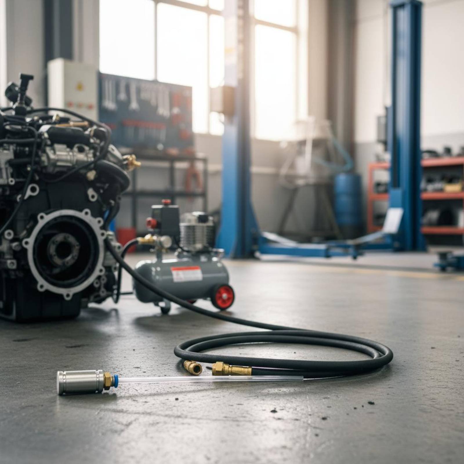 6 ピース空気圧オイル吸引チューブ金属コネクタオイル抽出ホー - Tools In The Workshop のレビューと価格