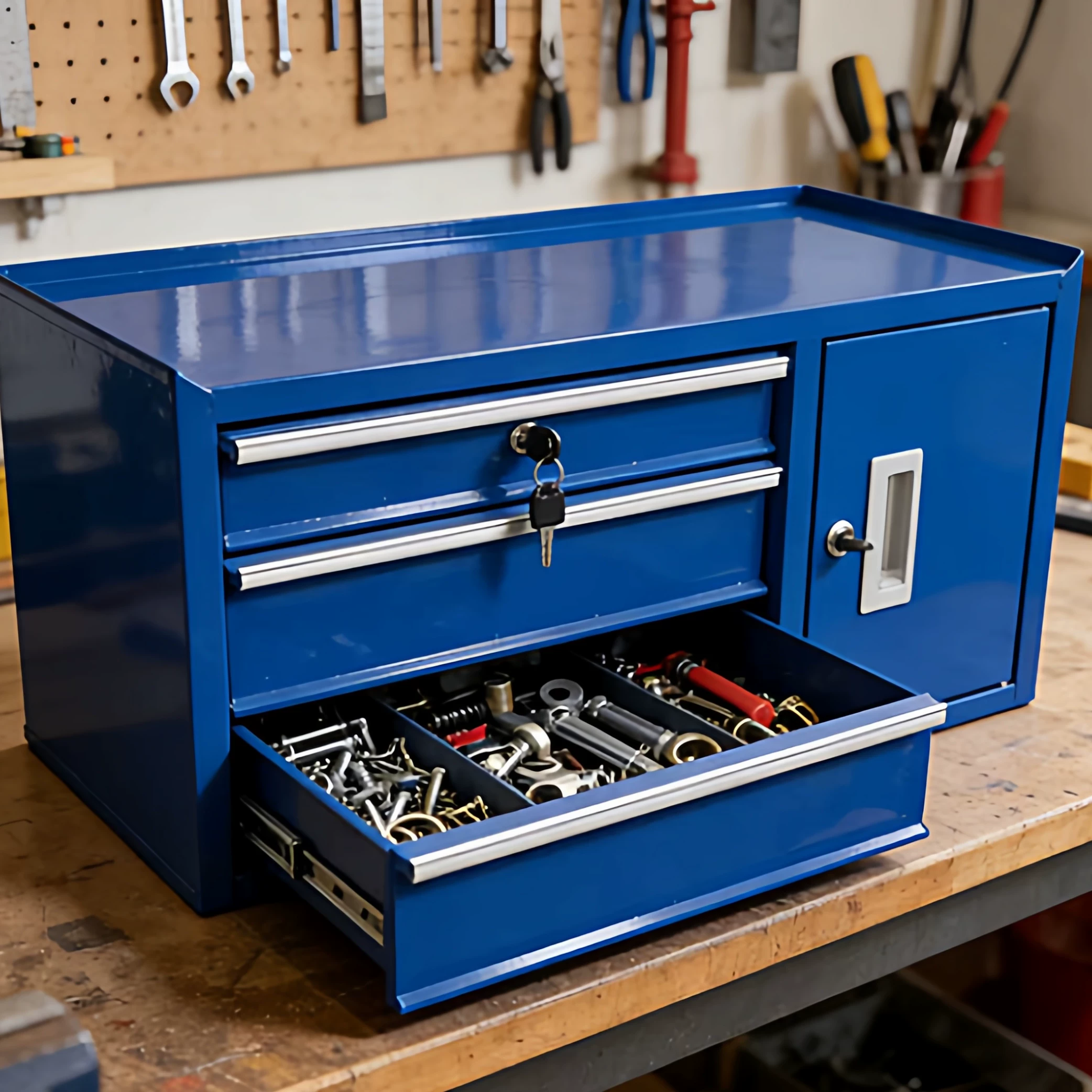 多目的鉄製デスクトップツールキャビネット、ワークショップ、オ - Workshop Tools Cabinet のレビューと価格