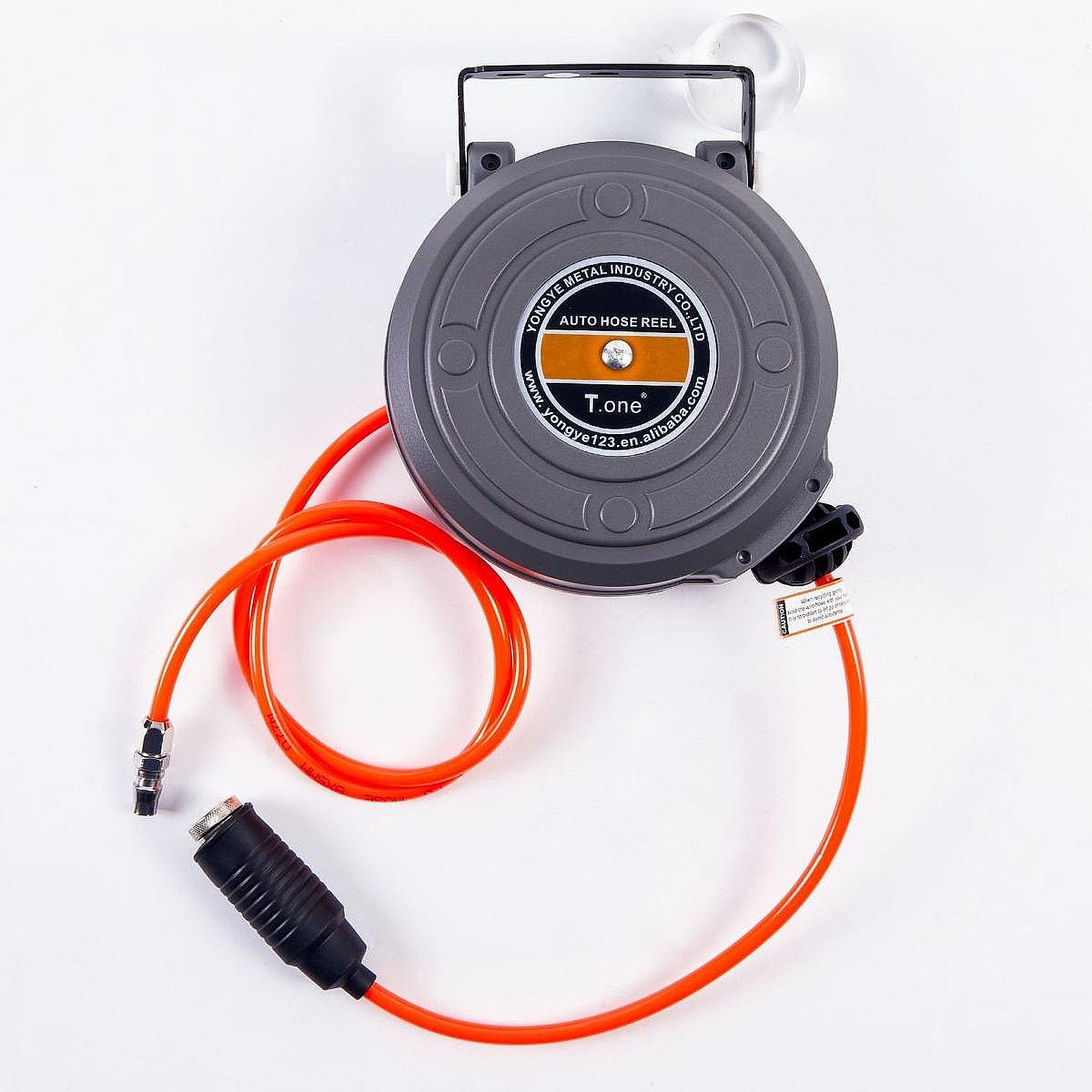 格納式エアホースリールエアコンプレッサー回転可能な自動エアド - Workshop Cleaning Tools のレビューと価格