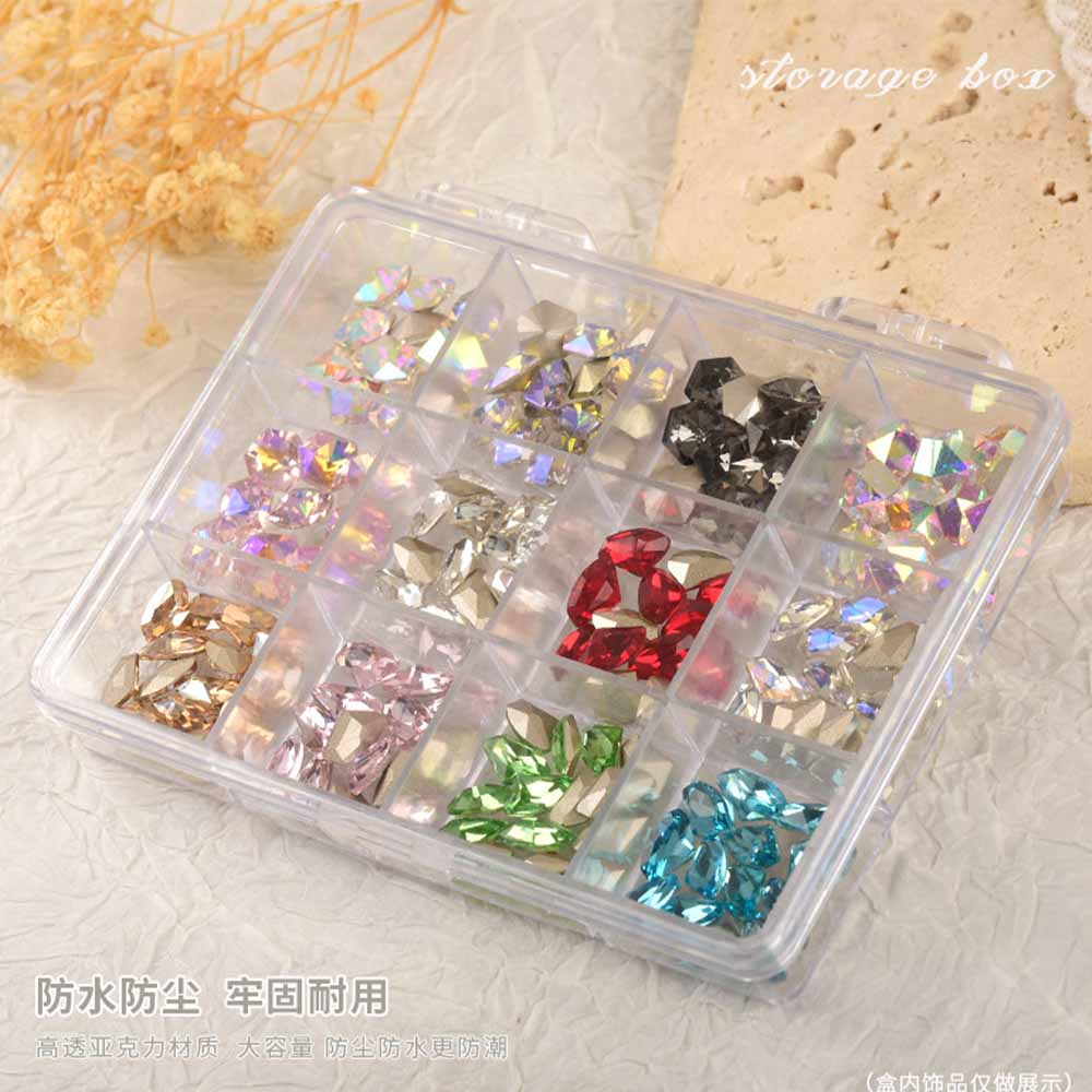 空のプラスチック製オーガナイザーボックス、y2kネイルアート - Workshop Tools Cabinet のレビューと価格
