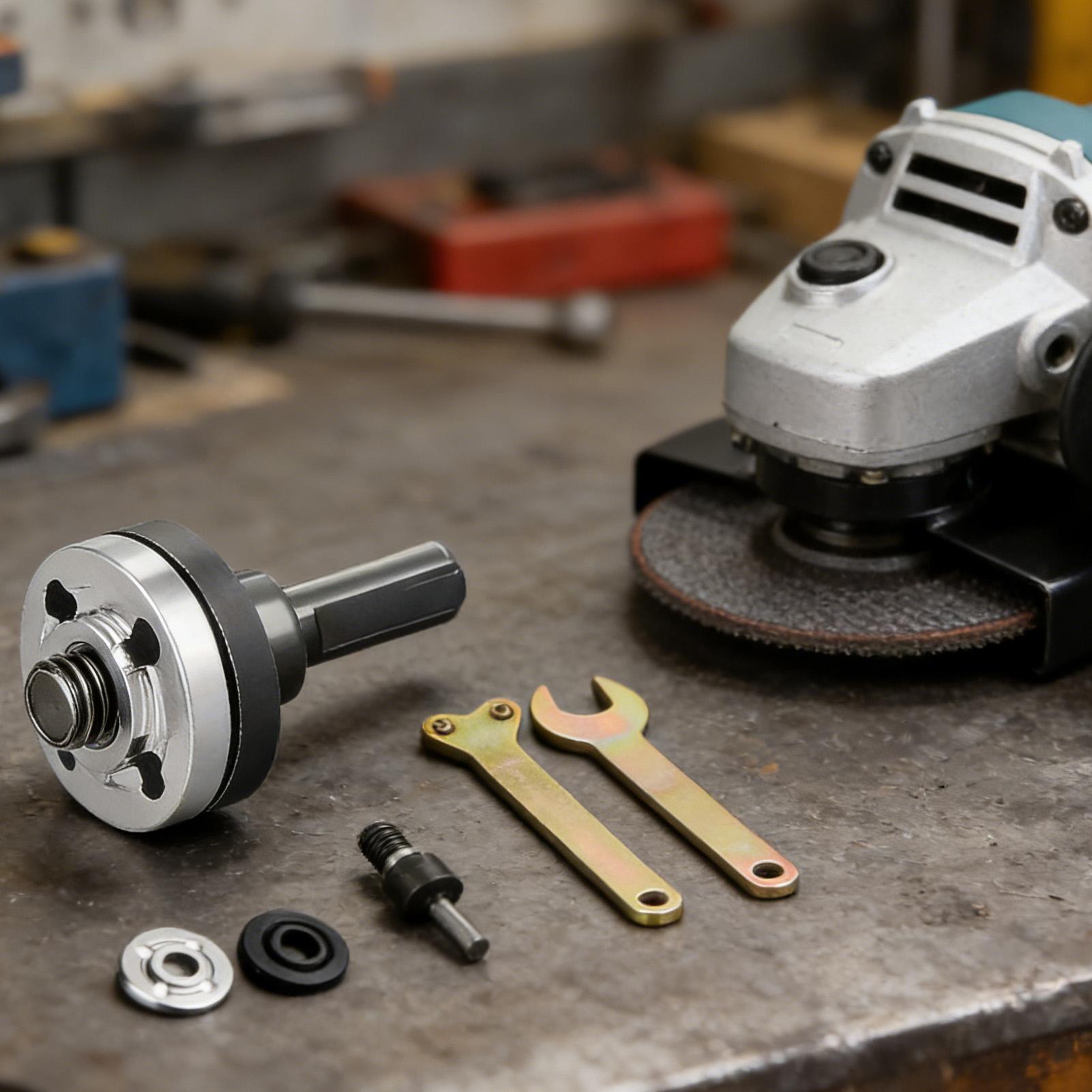 アングルグラインダーナット電動ドリルレンチセット電動工具交換 - Workshop Cutting Tools のレビューと価格