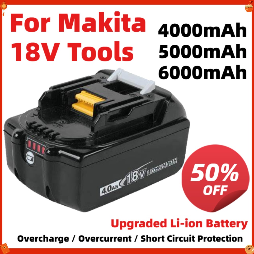 マキタ18V工具用6000mAhアップグレードバッテリー、D - Makita Drill Dtw300 のレビューと価格