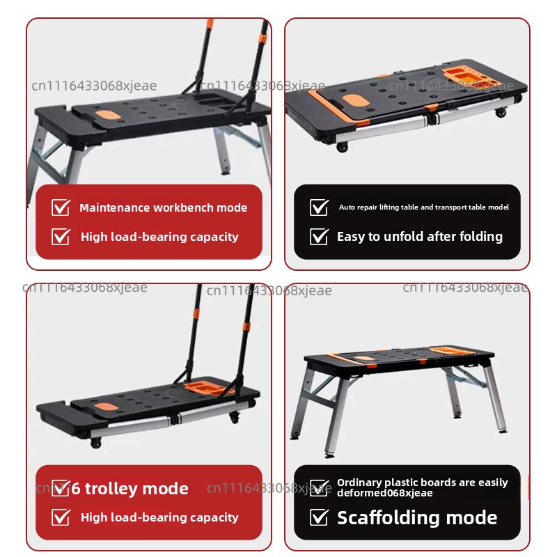 7-in-1多機能ワークベンチDIY木工テーブルポータブルト - Workshop Tools Table のレビューと価格