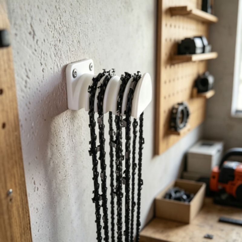 壁掛け式チェーンソー・チェーン収納ホルダー 多スロット設計で - Workshop Tools Hanging のレビューと価格