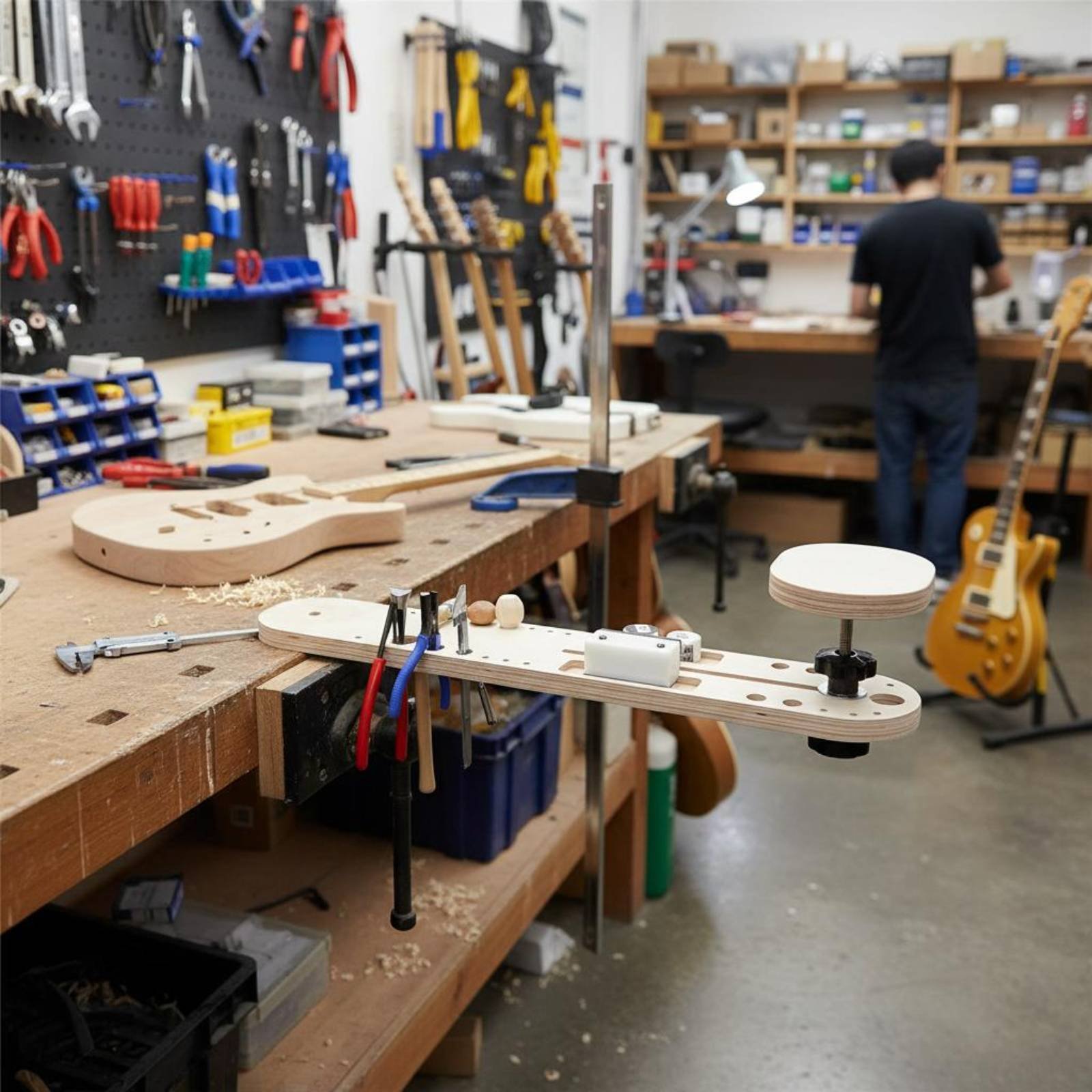 楽器メンテナンステーブル 拡張可能なデザイン ギター修理スタ - Workshop Tools Table のレビューと価格