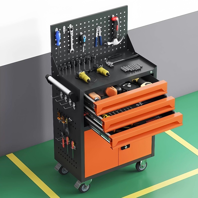 自動車修理工具カート、引き出し、ハードウェア修理、プッシュボ - Workshop Tools Cabinet のレビューと価格