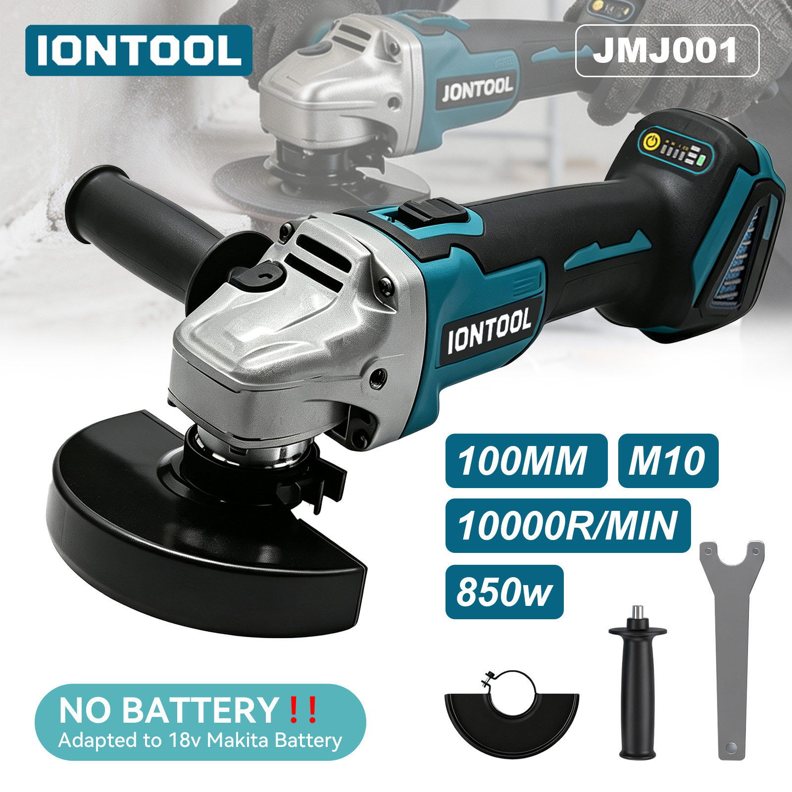 IONTOOLコードレスアングルグラインダー 850W 10 - Tools For Fabrication Workshop のレビューと価格