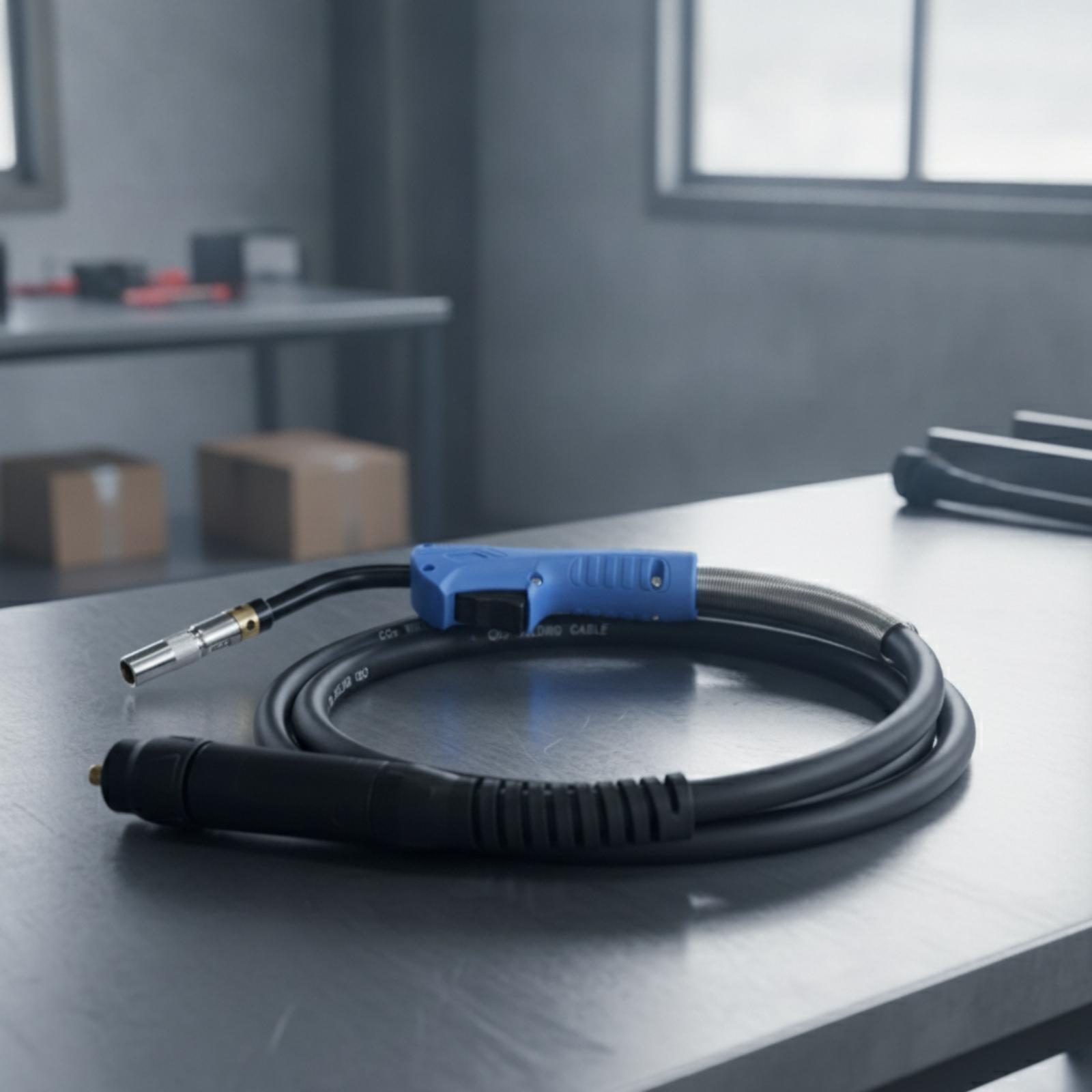 プレミアムMIG溶接トーチキット ブルーハンドル 高耐久ケー - Tools For Fabrication Workshop のレビューと価格