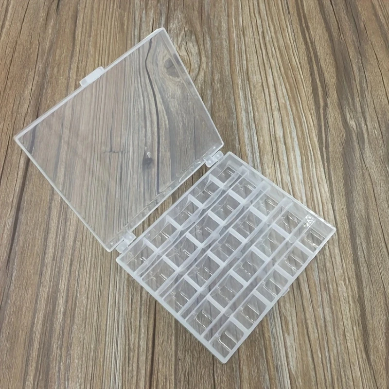 25 ピース/セット空のボビンミシンプラスチックケース収納ボ - Workshop Tools Cabinet のレビューと価格
