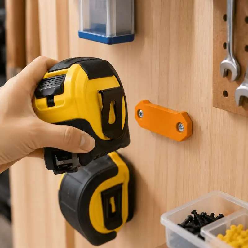ワークショップ壁掛けメジャー収納ホルダー省スペースツールアク - Workshop Tools Hanging のレビューと価格