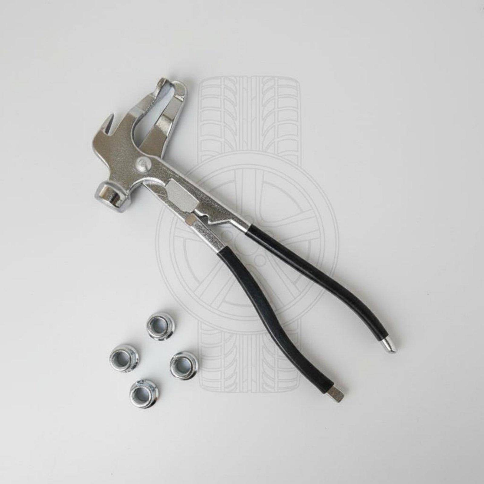 タイヤバランスプライヤー ホイールウェイト除去ハンマー 人間 - Tools In The Workshop のレビューと価格